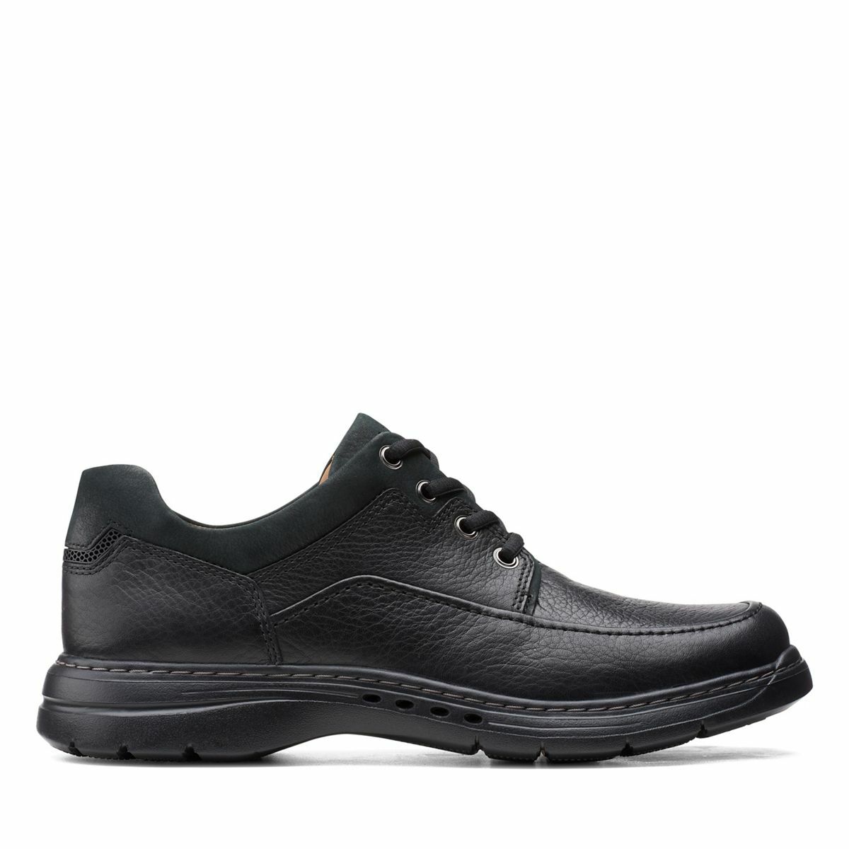 Clarks Men's Un Brawley Lace – Black – Miller Shoes