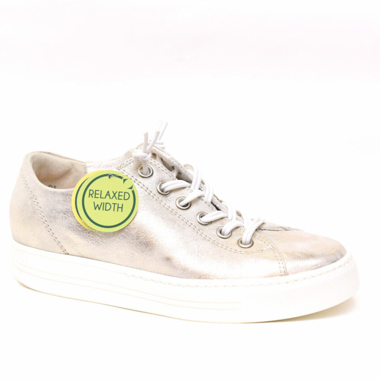 thumbnail image 2 of Paul Green Hadley Platform Womens Size Uk 8 Sneaker White Leather 2 of 10