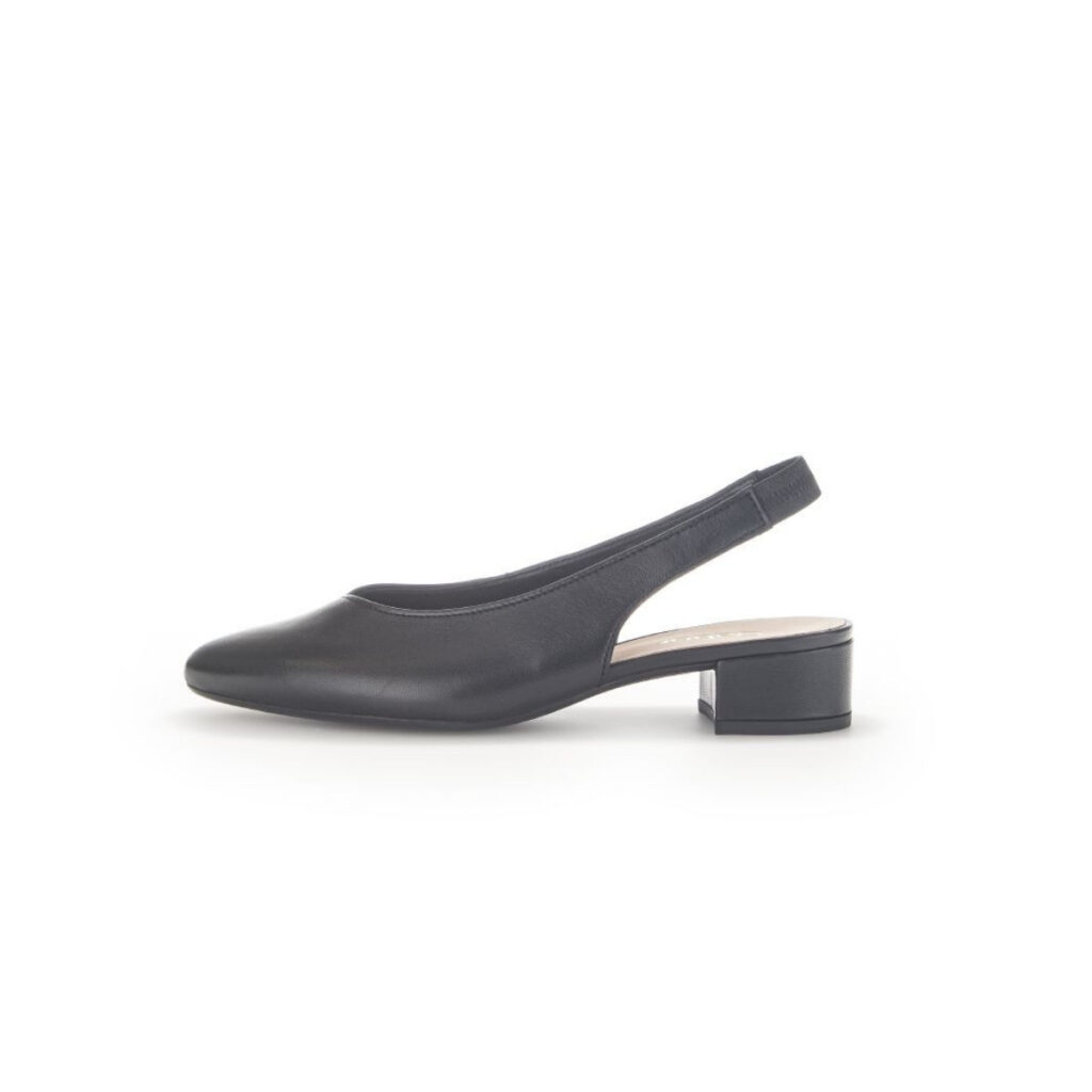 Gabor Slingback Pumps – Black – Miller Shoes