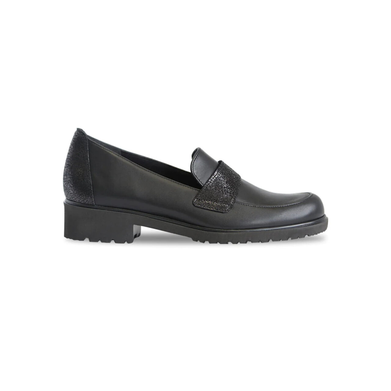 Munro M521781 Geena – Black Leather – Miller Shoes
