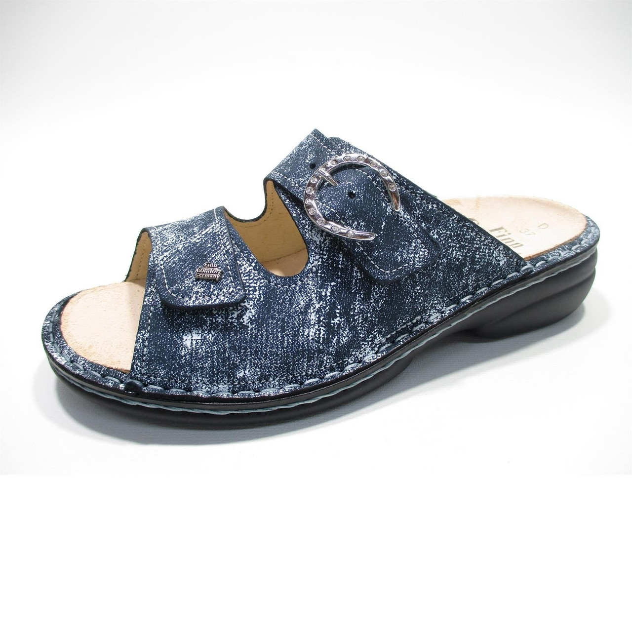 Finn Comfort Women's Barretos Sneakers- Mustang Marine