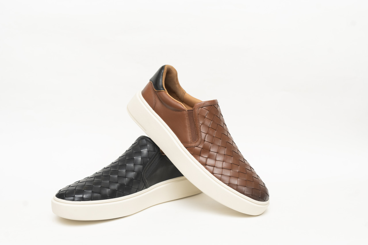 Allen Edmonds Men’s Oliver Woven Slip-On Casual Sneakers - Tan Oliver Woven Slip-on Sneaker | Men main image 3