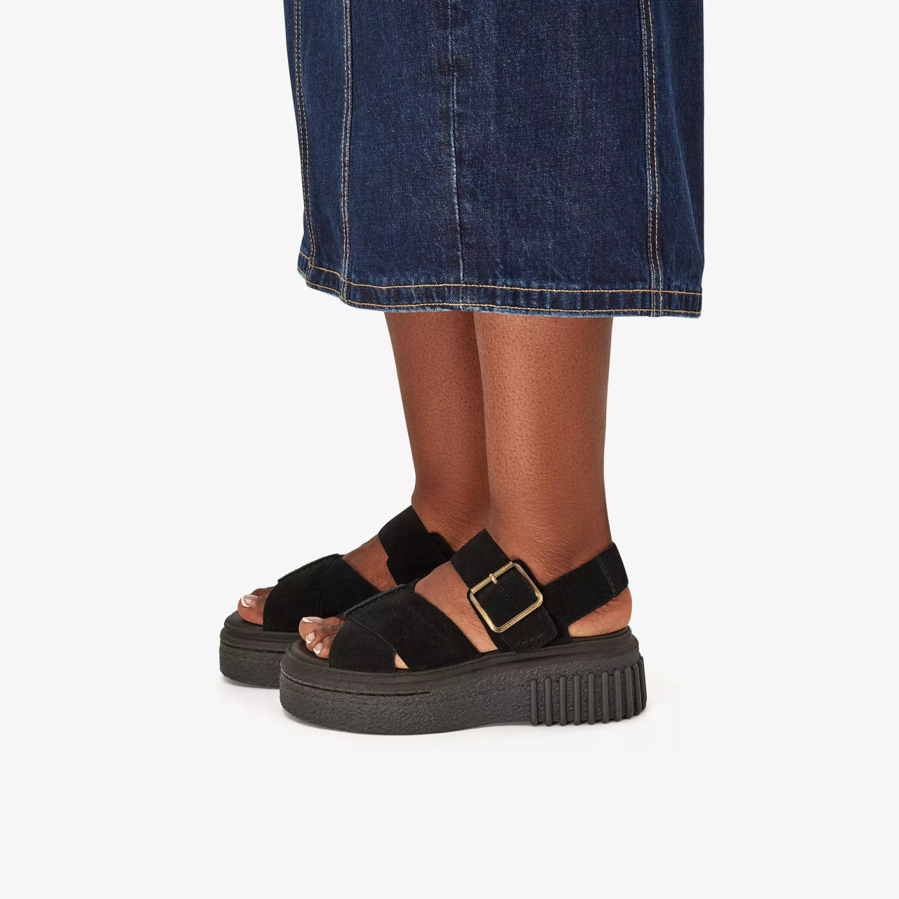 Clarks Evamar Wish – Black – Miller Shoes