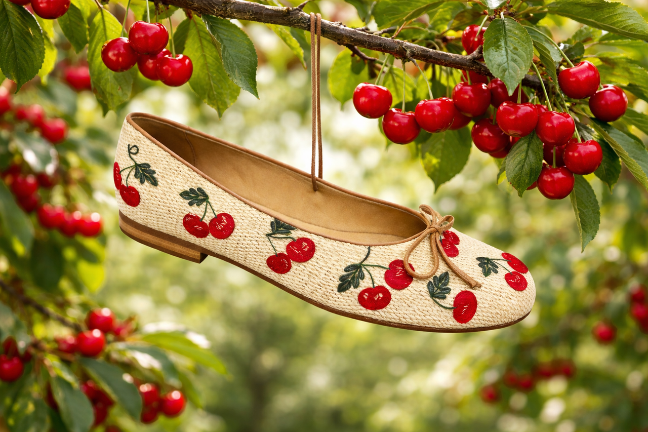 Django & Juliette Micnicy-Todj – Natural/Cherry – Miller Shoes